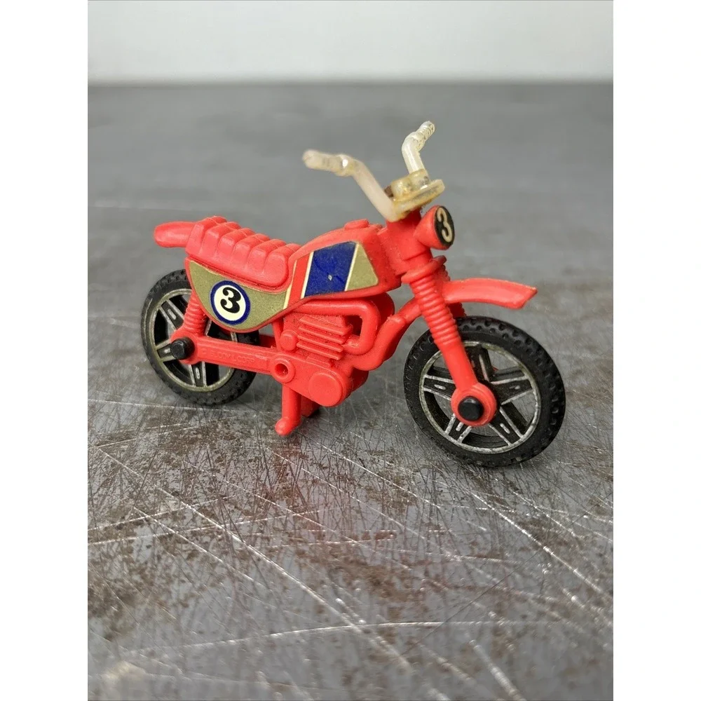 Vintage Buddy L Red Plastic Dirt Bike Motorcycle #3 Accessory Part‎ Original
